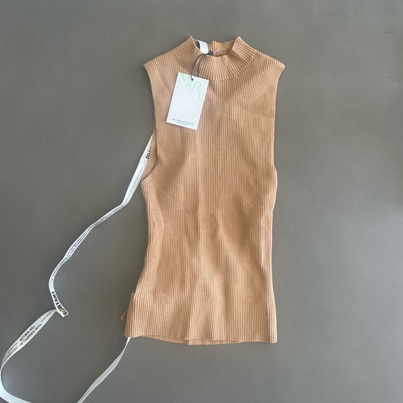 Mistress Rocks / House of CB Camel Ribbed Top NWT - Picture 4 of 9